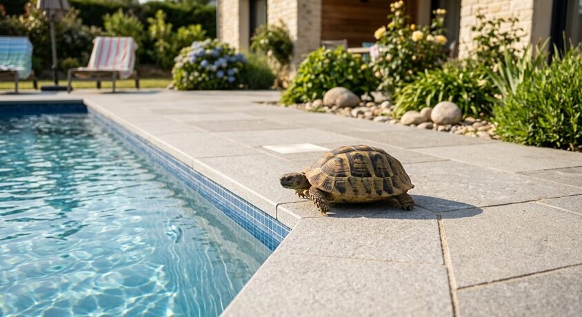 Tortue et piscine : comment éviter les risques de noyade