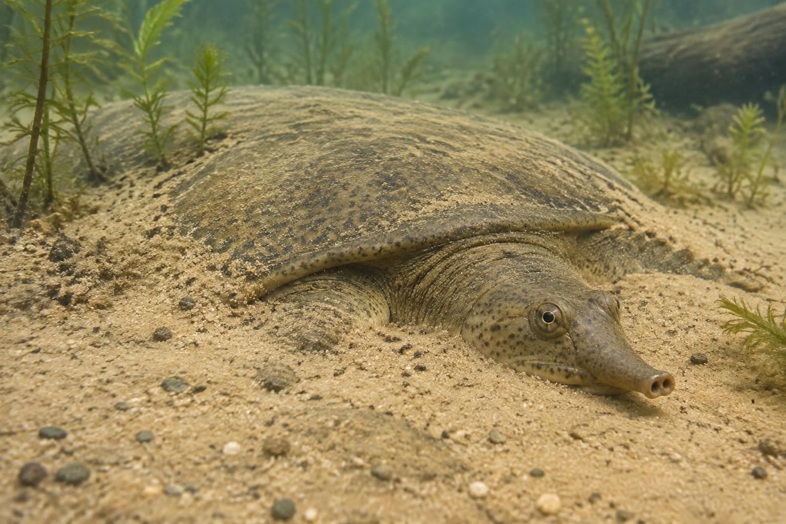 découvrez la tortue à carapace molle : ses caractéristiques, son mode de vie et les habitats aquatiques où elle évolue.