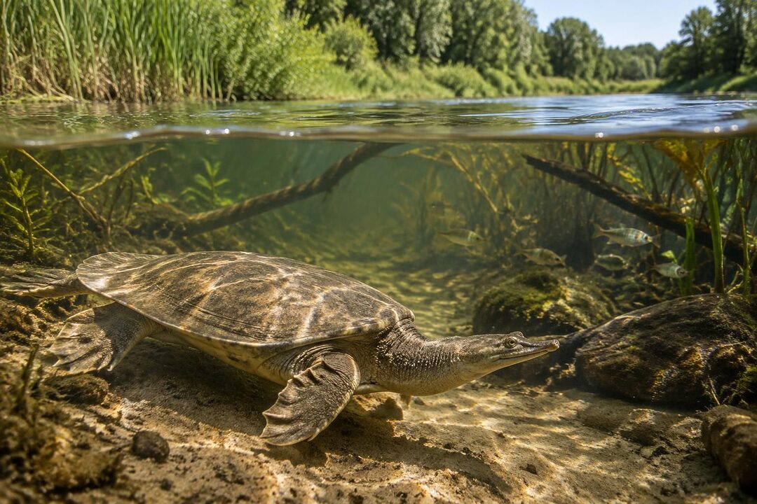 découvrez la tortue à carapace molle : ses caractéristiques, son mode de vie et les habitats aquatiques où elle évolue.