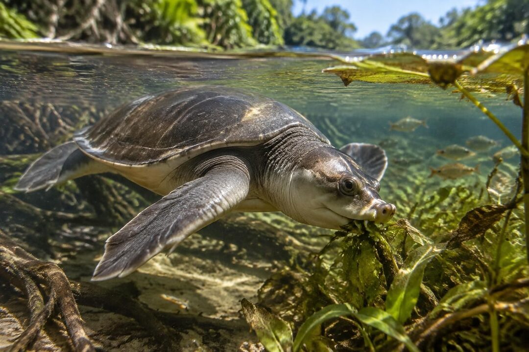 découvrez la tortue à nez de cochon : son habitat naturel, son alimentation, ses particularités et les soins essentiels pour mieux la connaître.