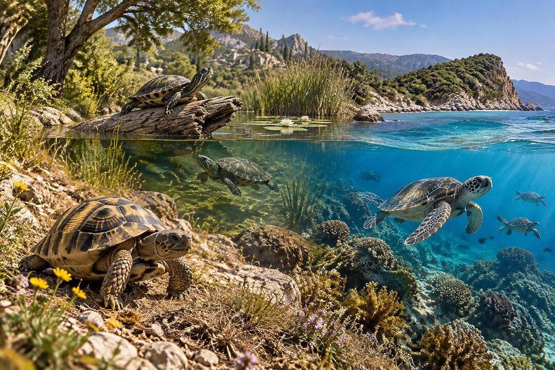 découvrez les différentes espèces de tortues, leurs caractéristiques, leurs habitats et les particularités qui distinguent les tortues terrestres et aquatiques.